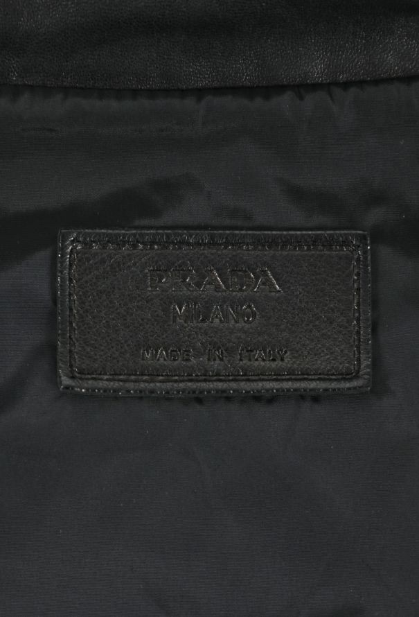 Prada 2007 Leather Moto Jacket - 6