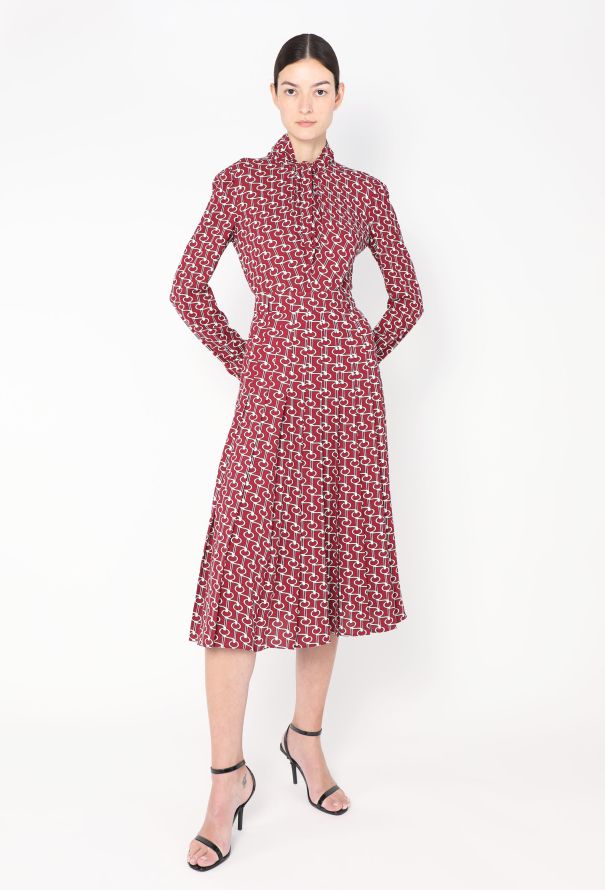Prada S/S 2019 Trompe l'Œil Crêpe Dress - 1