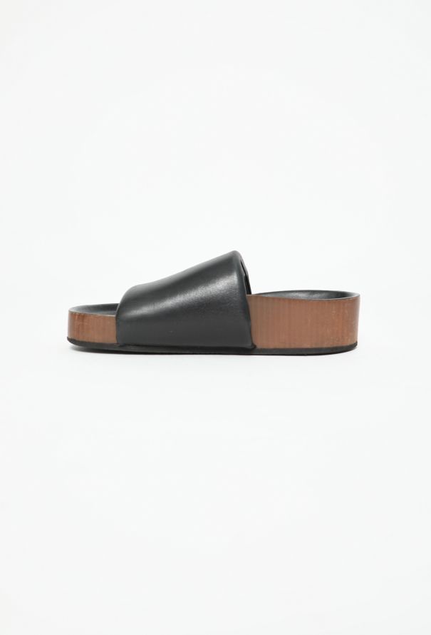 Céline 2014 Platform Wooden Slides - 4 Céline 2014 Platform Wooden Slides - 4