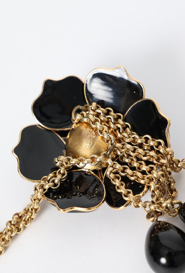 Chanel COLLECTOR 1998 Gripoix Camélia Sautoir - 3