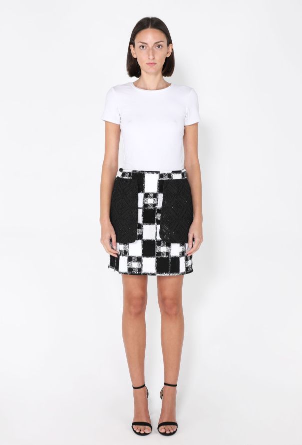 Chanel Demi-Couture Tweed & Sequin Skirt, S/S 2024 - 3