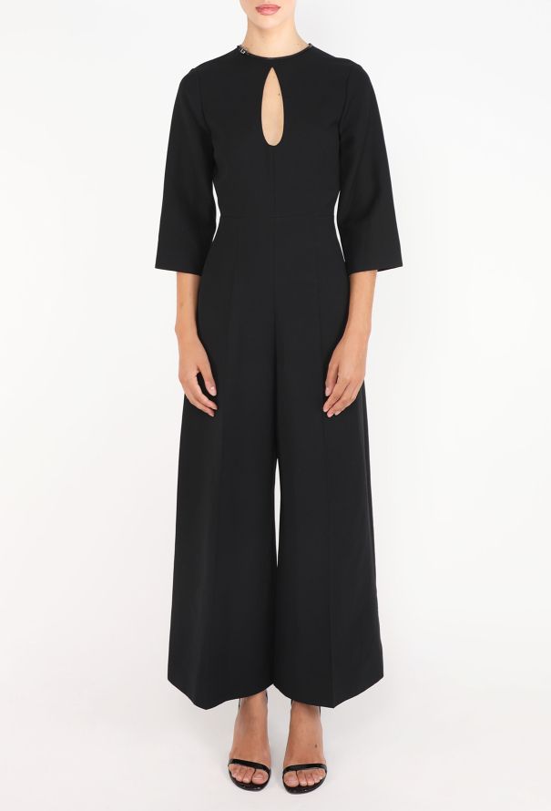 Gucci Patent Trim Flared Jumpsuit - 4