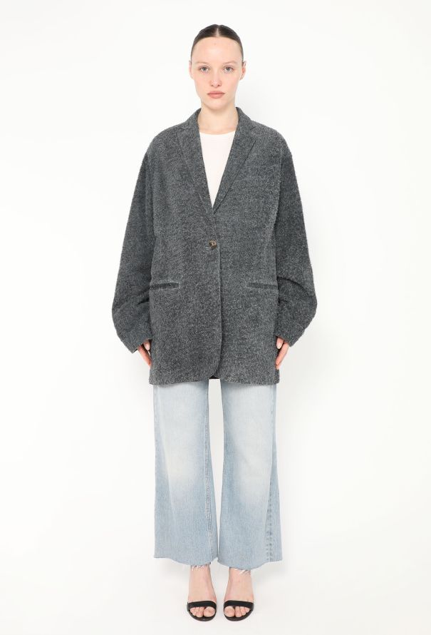 Loewe F/W 2023 Oversized Calfskin Suede Blazer - 1