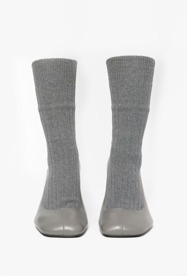 Phoebe Philo 2025 B-Edit Ribbed Sock Boots - 4