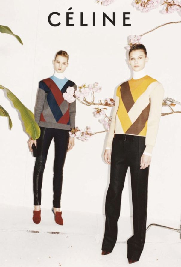 Céline Campaign F/W 2011 Chevron Knit Sweater - 4