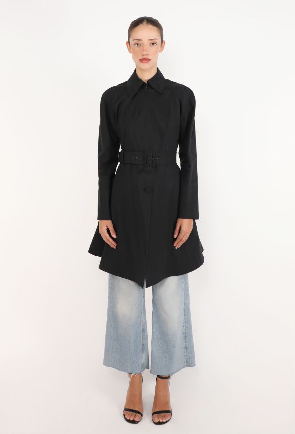 Alaïa Belted Skater Trench Coat - 1