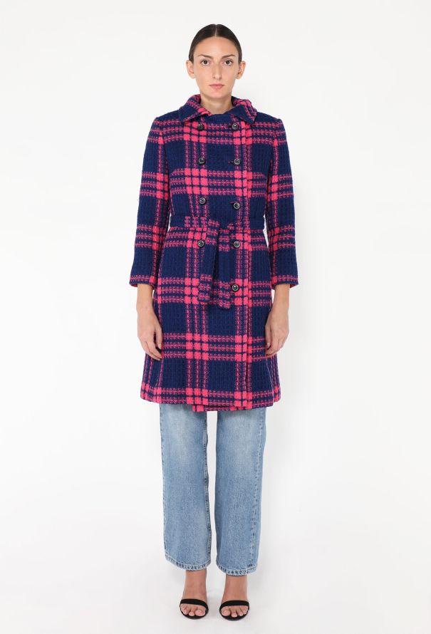 Lord & Taylor 1960s Houndstooth Tweed Coat - 2