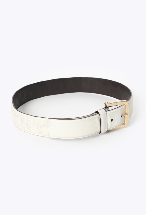 Saint Laurent Tom Ford '90s Logo Embossed Belt - 3