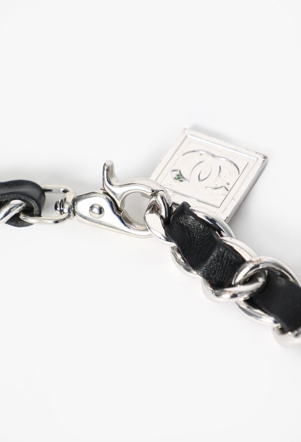 Chanel Fall 2004 Chain and Leather 'CC' Belt - 4