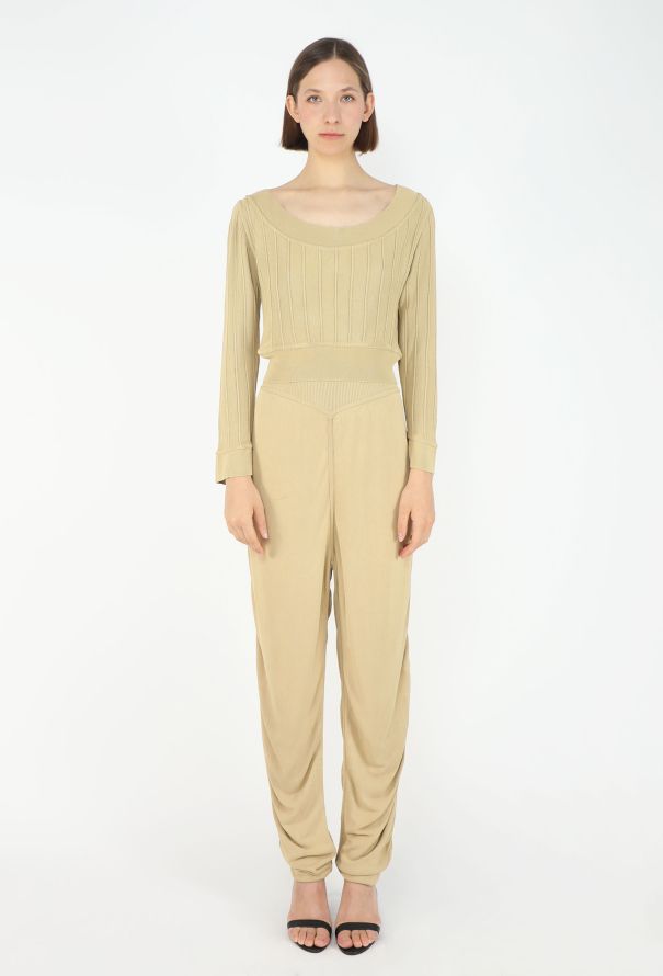 Alaïa 1987 Ribbed Jersey Ensemble - 1