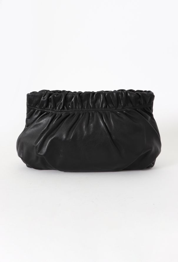 Prada Large Pleated Nappa Clutch - 4 Prada Large Pleated Nappa Clutch - 4