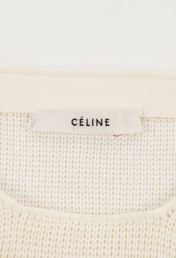 Céline Classic Ribbed Knit Top - 5