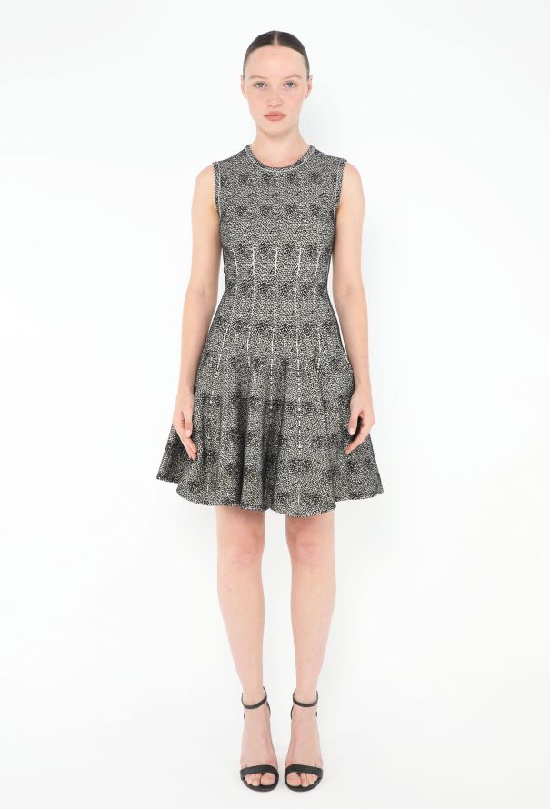Alaïa 2013 Dotted Bouclé Skater Dress - 1