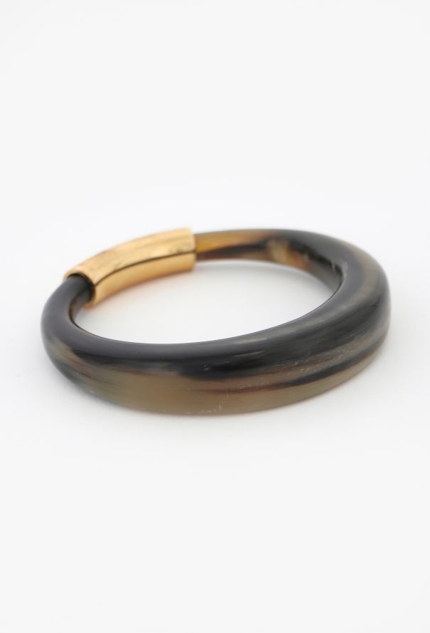 Saint Laurent Vintage Horn Bangle - 1