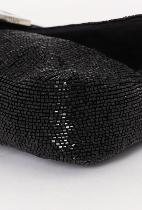 Fendi RARE Vintage Beaded Baguette Bag - 7