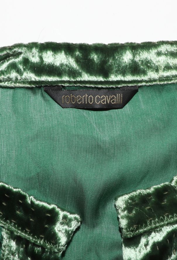 Roberto Cavalli Charmeuse Charm Blouse, 2005 - 7