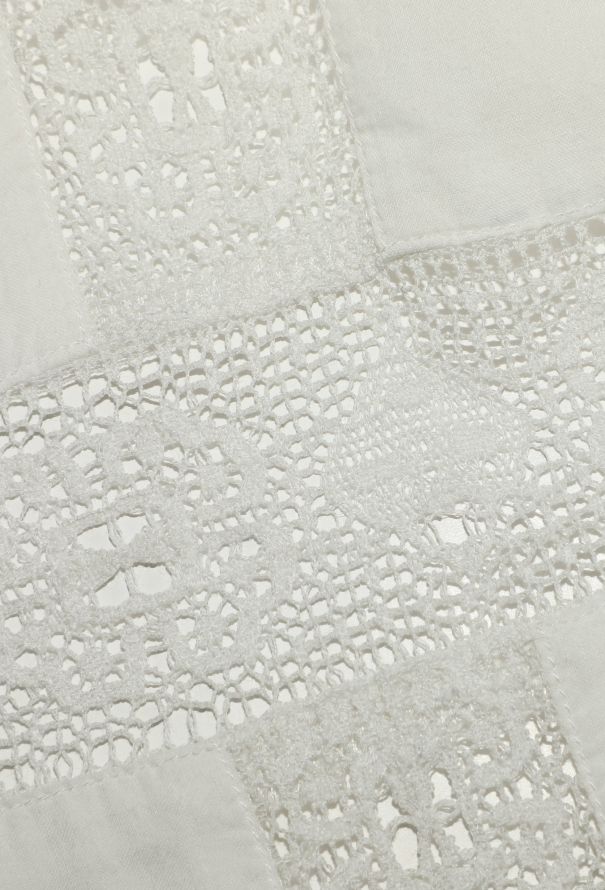 Handmade Cotton Lace Trim Dress - 6