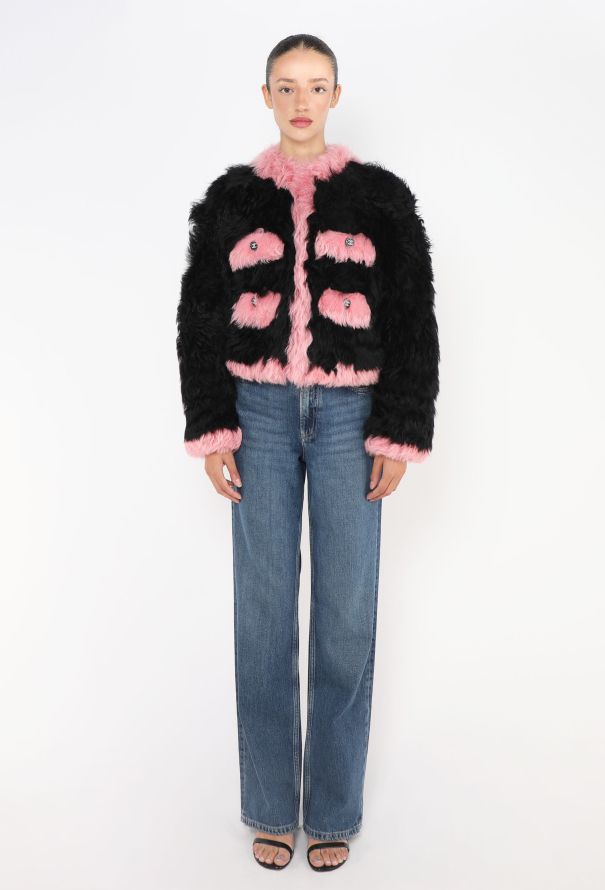 Chanel F/W 2021 Shearling 'CC' Jacket - 4