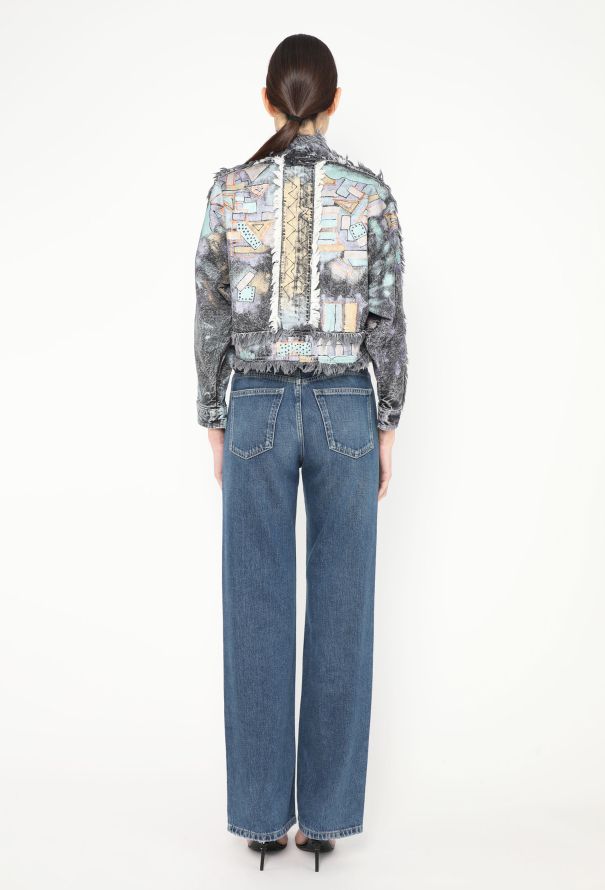 Louis Vuitton Resort 2019 Frayed Denim Jacket - 5 Louis Vuitton Resort 2019 Frayed Denim Jacket - 5