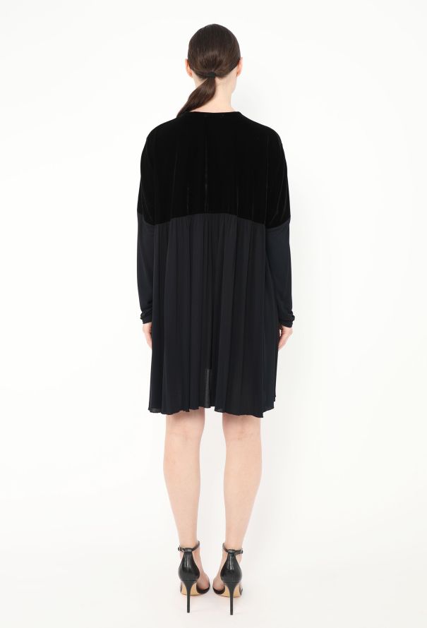 Jean Paul Gaultier '90s Embroidered Velvet Portrait Dress - 3