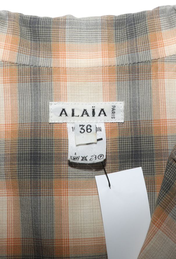 Alaïa Rare Early '90s Tartan Tunic - 6 Alaïa Rare Early '90s Tartan Tunic - 6