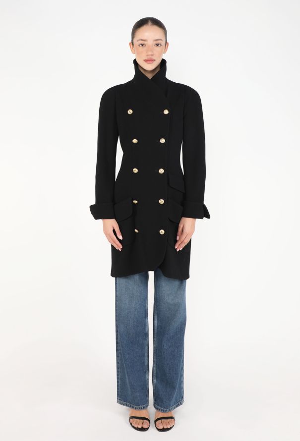 Chanel COLLECTOR 1990 Double-Breasted 'CC' Coat - 1