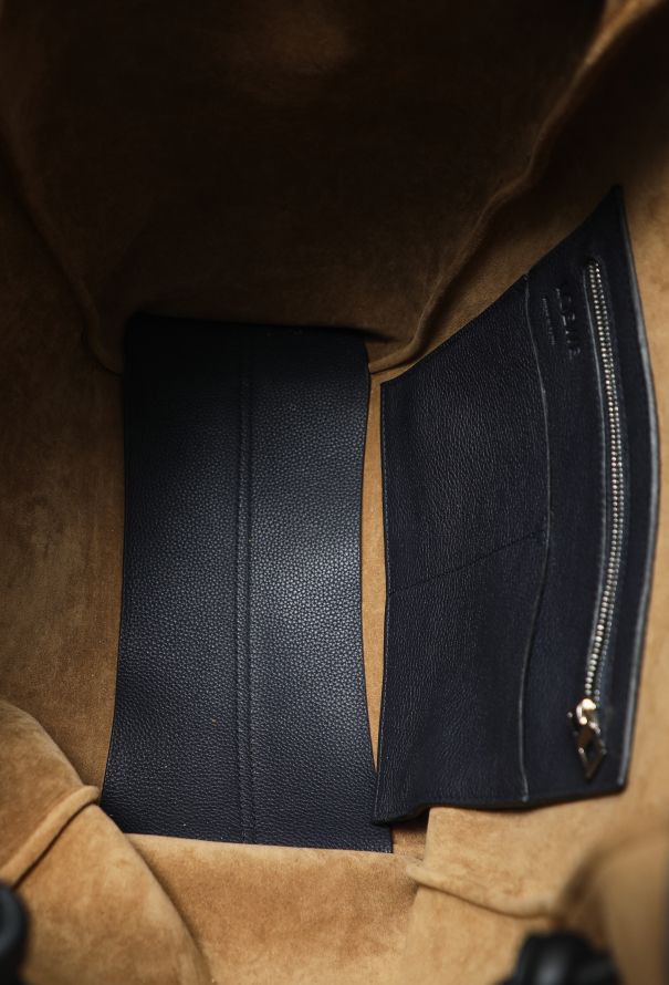 Loewe F/W 2021 Medium Flamenco Tote Bag- Deep Navy - 12