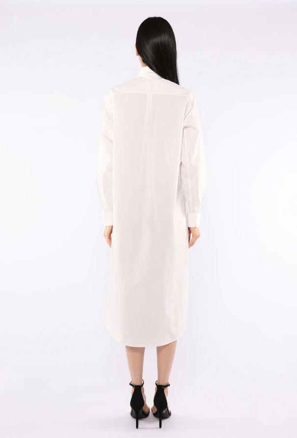 Alaïa Cotton Poplin Shirt Dress - 6