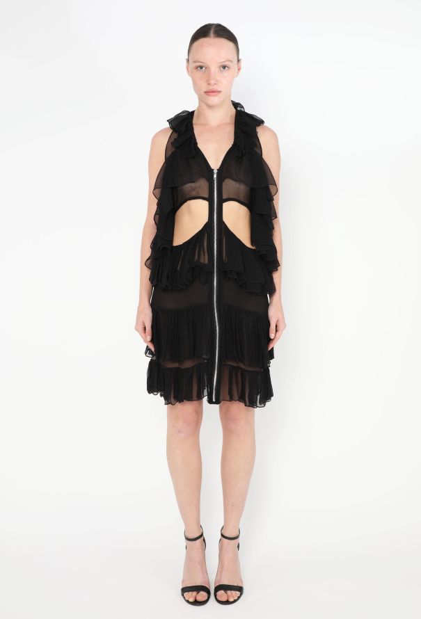 Christopher Kane S/S 2008 Ruffled Dress - 3