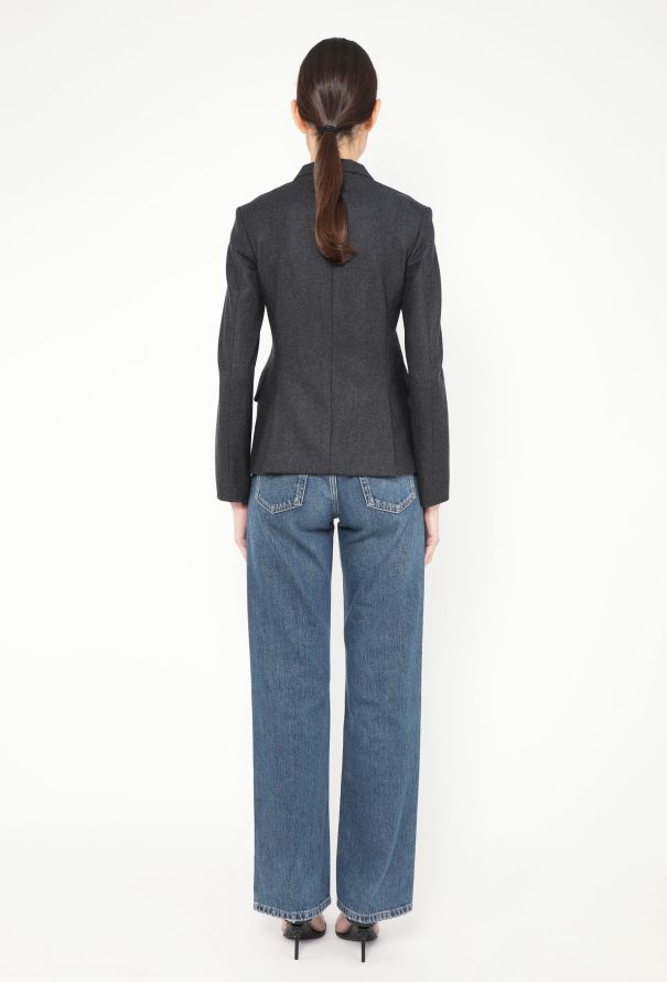 Jil Sander Classic Tailored Felted Blazer - 5