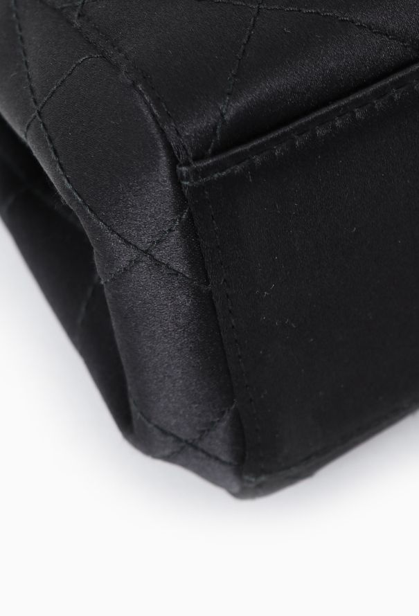 Chanel '90s Mini Satin Quilted Shoulder Bag - 8