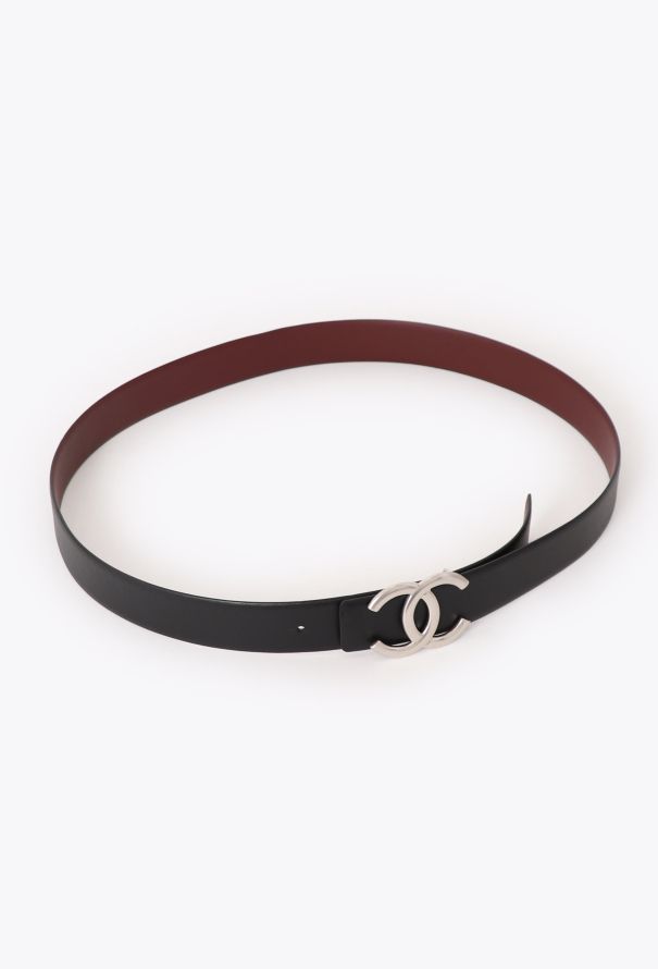 Chanel 2022 Reversible Calfskin 'CC' Belt - 5