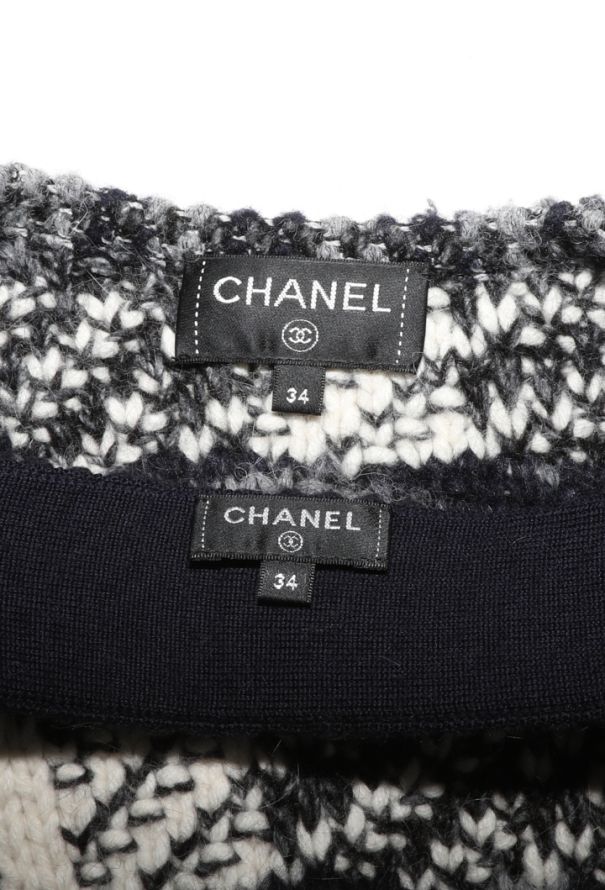 Chanel Belted Tweed 'CC' Cardigan - 9