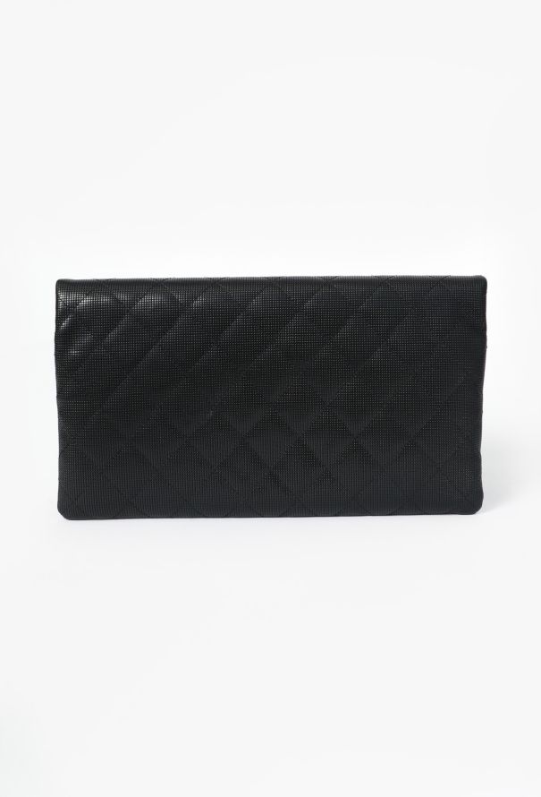 Chanel Quilted Pixel-Effect Foldover Clutch - 4
