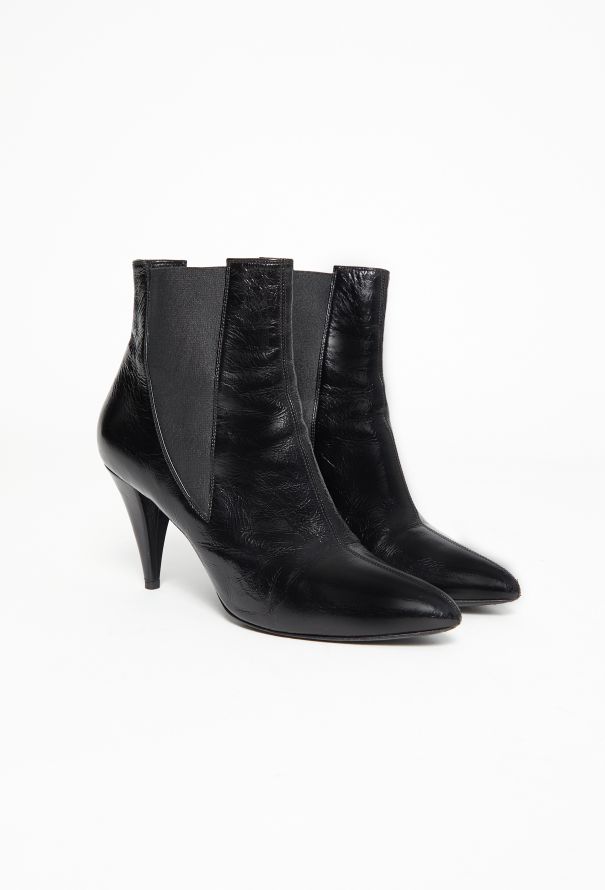 Saint Laurent F/W 2015 Leather Ankle Boots - 1