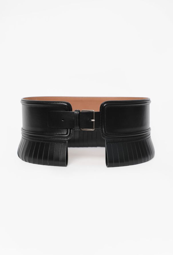 Alaïa Fringed Leather Belt - 1