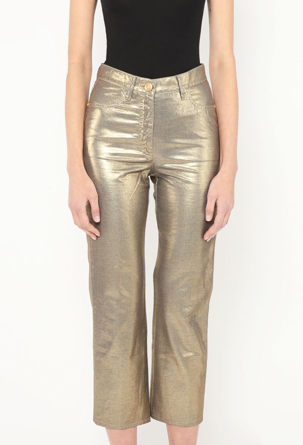 Chanel Pre-Fall 2019 Paris-New York Metallic Pants - 4