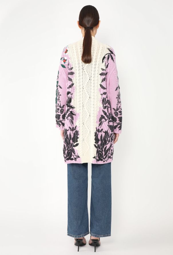 Valentino Cashmere Cable-Knit Cardigan - 4 Valentino Cashmere Cable-Knit Cardigan - 4