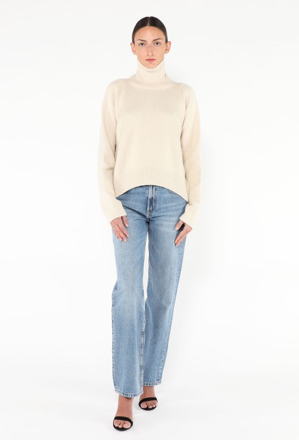 Céline 2014 Ribbed Cashmere Turtleneck - 2