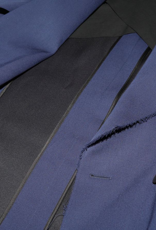 Loewe 2020 Distressed Trim Notched Coat - 7