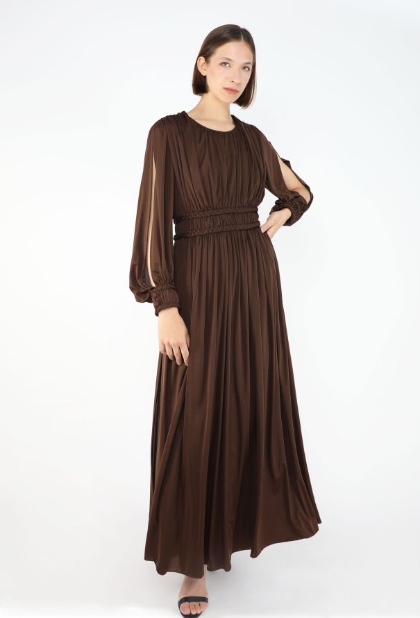 Carven 1960s Haute Couture Grecian Gown - 4