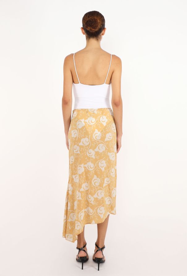 Versace Versus Graphic Chiffon Skirt, S/S 1997 - 5