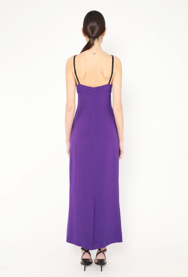 Dolce & Gabbana Late '90s Silk Décolleté Gown - 4 Dolce & Gabbana Late '90s Silk Décolleté Gown - 4