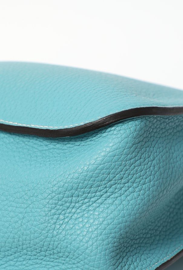 Hermès Bleu Jean Taurillon Clémence Halzan 31 - 13