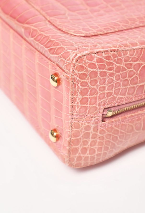 Chanel Early 2000s Alligator Bowling Bag - 10