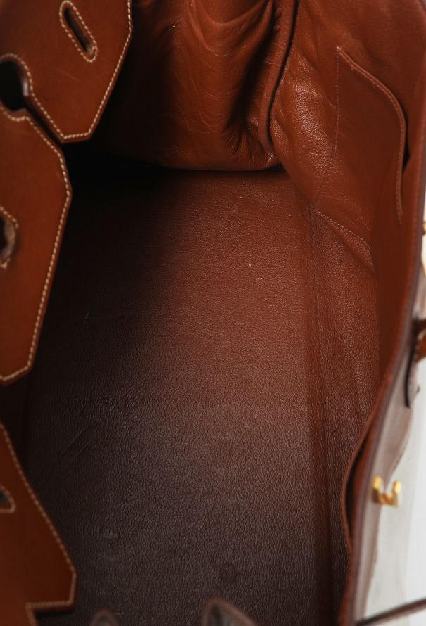 Hermès Vintage Barenia & Toile H Birkin 40 - 12