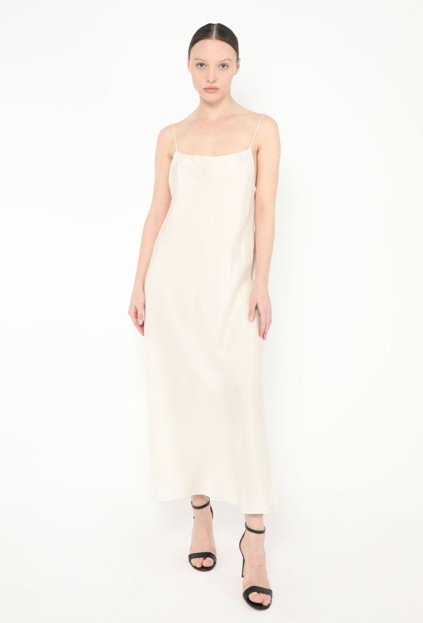 The Row 2023 Silk Bias-cut Slip Dress - 1