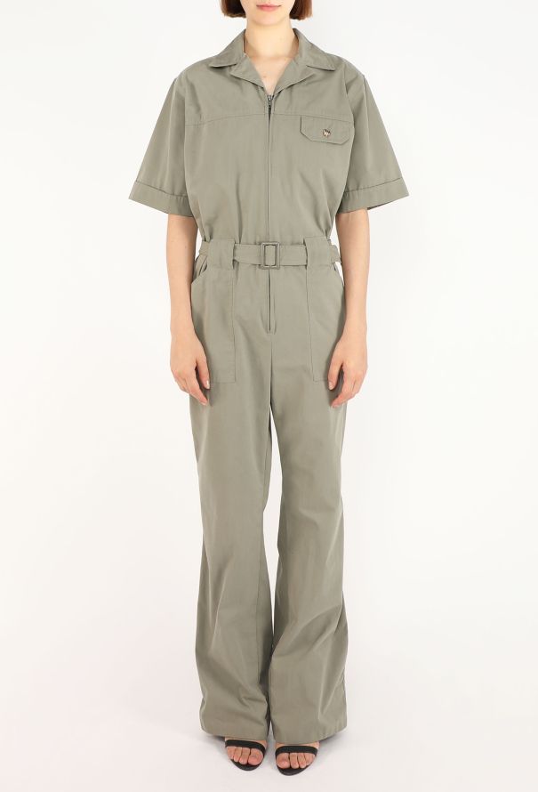 Dior Monsieur Utility Belted Jumpsuit, 1970s - 3