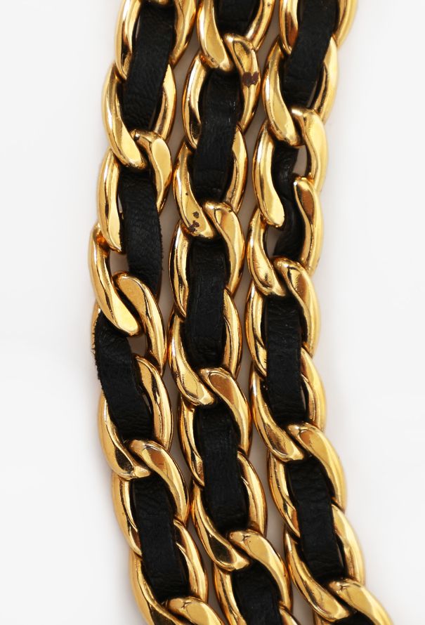 Chanel Triple Chainlink Medallion Belt, F/W 1989 - 8