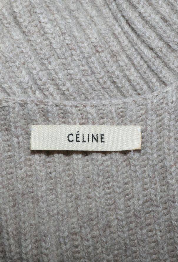 Céline Pre-Fall 2014 Draped Knit Sweater - 6